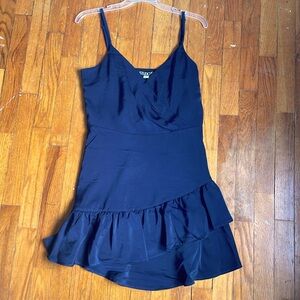 Francesca’s Satin Wrap Dress